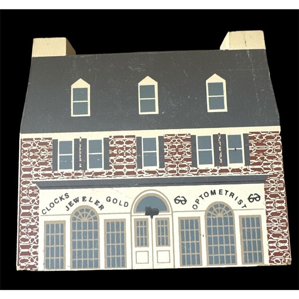 The Cat's Meow 1991 Jeweler Optometrist Clocks Series‎ IX Faline 94